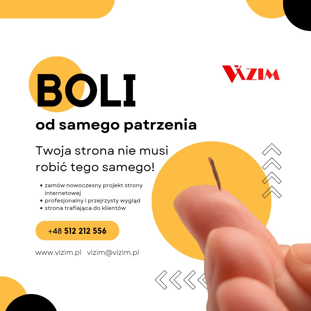 ViZIMpl's tweet photo. 💻 Twoja strona internetowa to wizytówka Twojej firmy!

Brzydki design i chaos mogą odstraszać klientów, ale nowoczesna i przejrzysta strona przyciąga ich uwagę i buduje zaufanie.

👉 Zainwestuj w stronę, która działa na Twój sukces!
📞 512 212 556
📩 vizim@vizim.pl https://t.co/DQ0QIRTqQ0