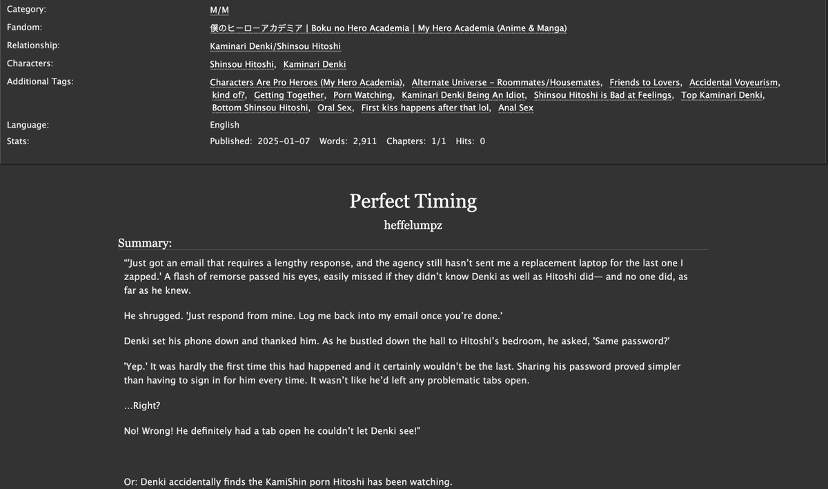 heffelumpz1's tweet photo. Did I just post both of my pieces from the Afterglow zine on ao3? Yes, yes I did. @nsfwshinkami 
https://t.co/tYywgjbopL
https://t.co/DpfVpVdcRP
Anyone want them threaded here? https://t.co/YghbZIG2Cq