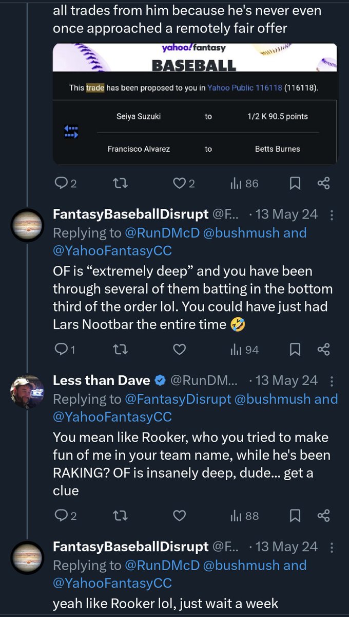 Less than Dave tweet media