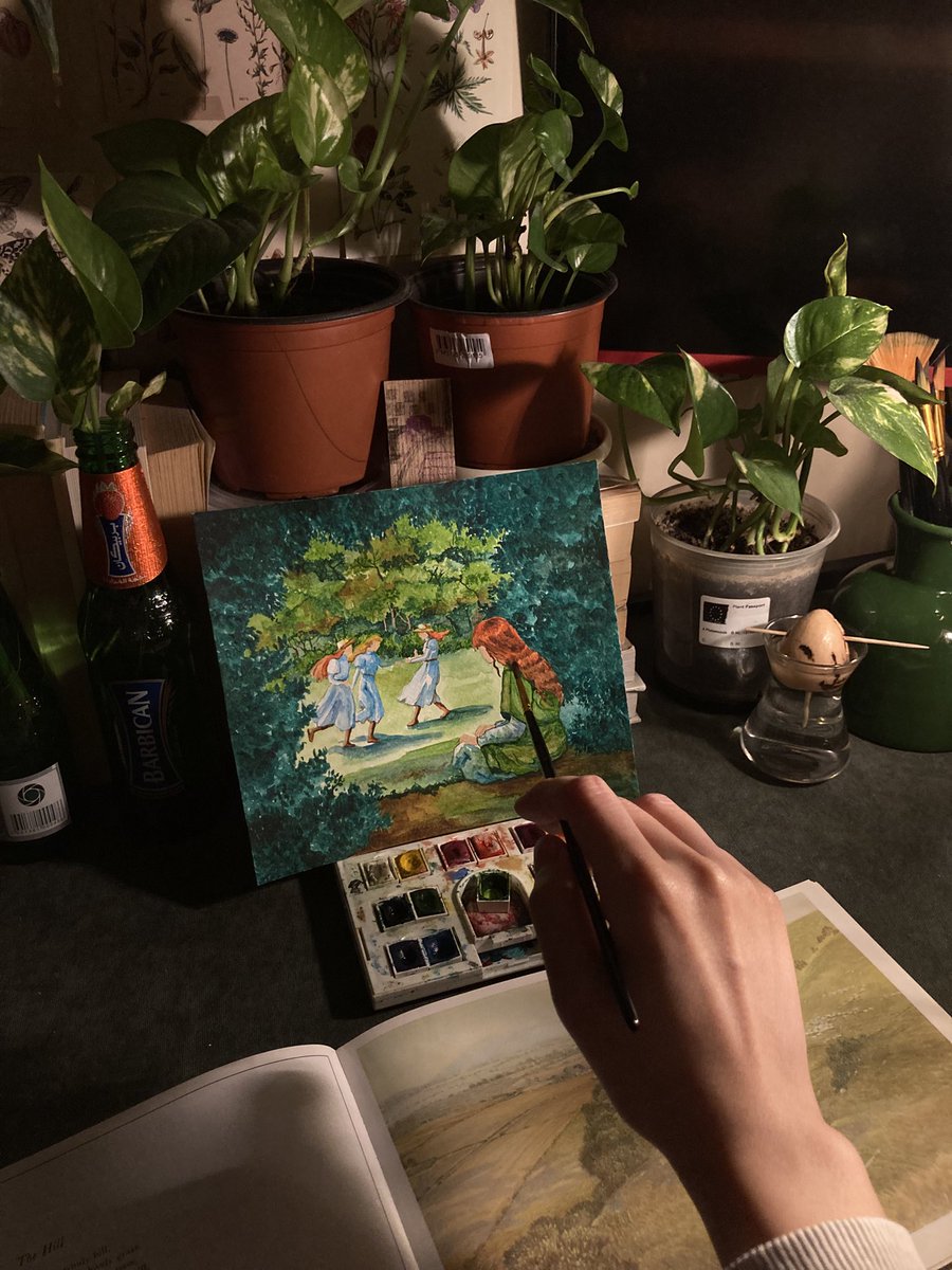 Another painting 💜🩵