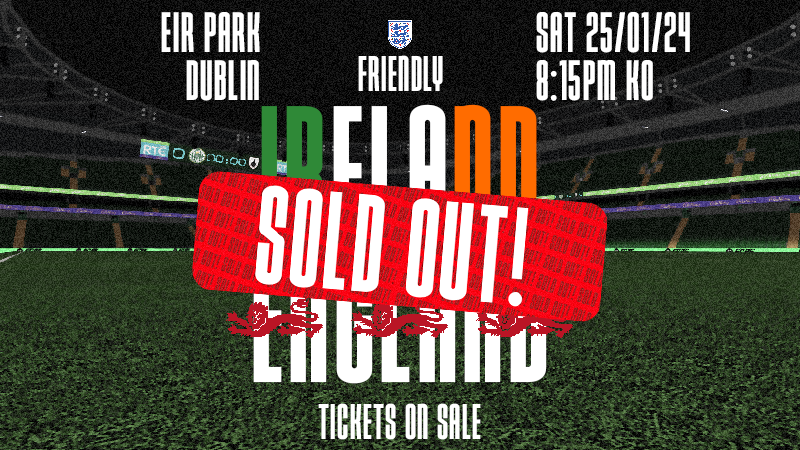 Our allocation is now completely sold out! 🥳

Thank you for your support and we will see you at eir Park! 👊