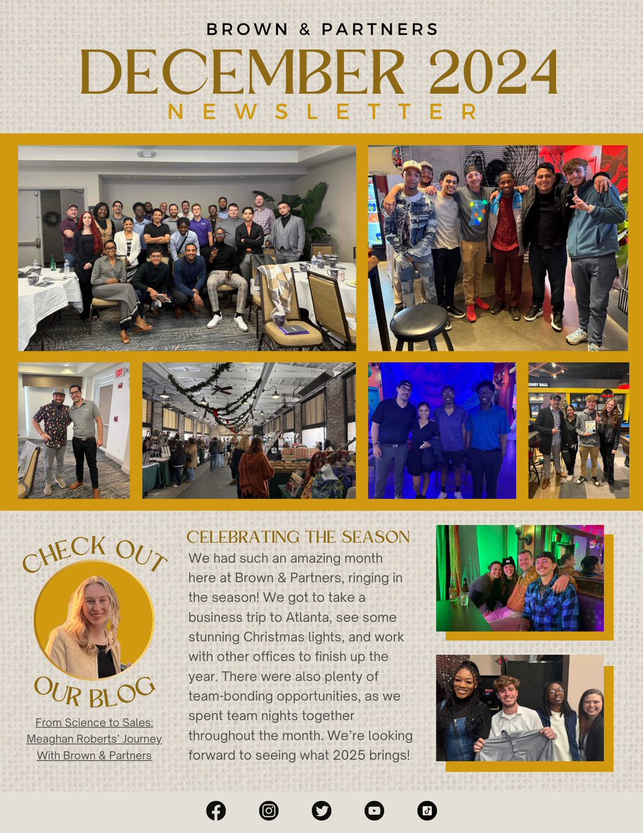 brownpartnerssc's tweet image. December at Brown &amp;amp; Partners was unforgettable!  🥂 From our Atlanta trip to team bonding, we finished the year strong. Here’s to an even bigger 2025! 

Follow us on Pinterest for more! bit.ly/4fnNy6Z 
-
#teamwork #celebratingtheseason #decemberrecap