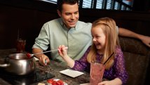 Kids Eat FREE*! Show your little cupid just how wild you are about them by treating them to a delicious treat! On Saturday, February 8, from 12- 3 p.m., we invite you and your little heartthrob to enjoy a three-course fondue feast to celebrate St. Valentine’s holiday.