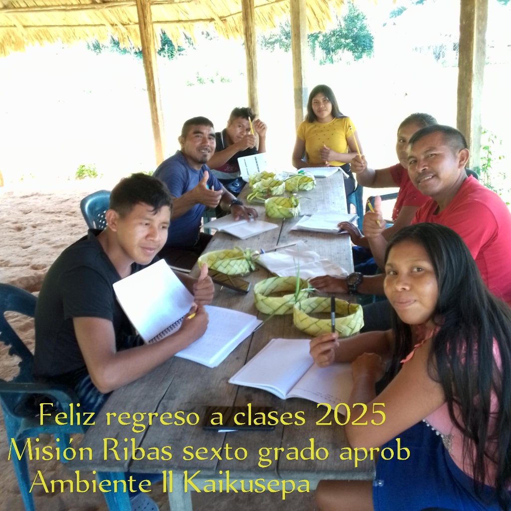 Cumpliendo con la normativa académica Misión Ribas estado #Bolívar, dió la bienvenida a los vencedores y vencedoras de los ambientes Indígenas Sakorokem, Kaikusepa, Maikury, Mupayi y Siken del municipio #BolivarianoAngostura