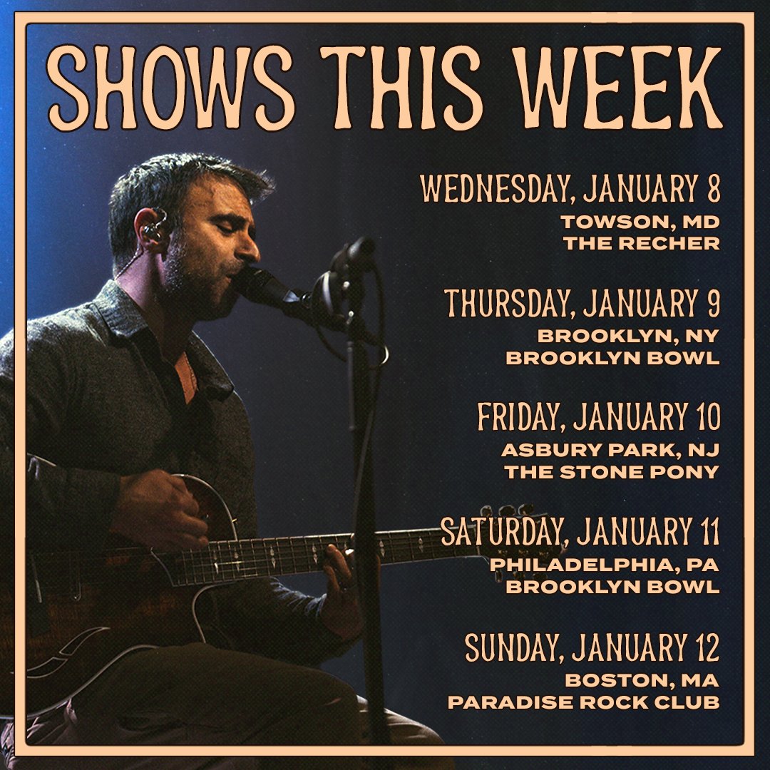 The Eric Rachmany &amp; Friends Winter Tour is kicking off TOMORROW 💥🎶 Grab those last minute tickets and VIP bundles*! See you soon ✌️
ericrachmanymusic.com/tour/

*VIP bundles are available up until 7 days before their corresponding show