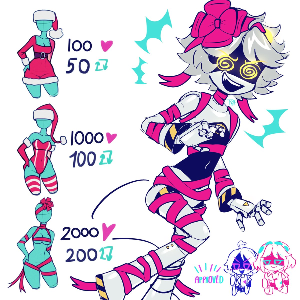 #murderdrones #SerialDesignationN 
and now.. the one we’ve all been waiting for…. RIBBON N !!! 🤭✨