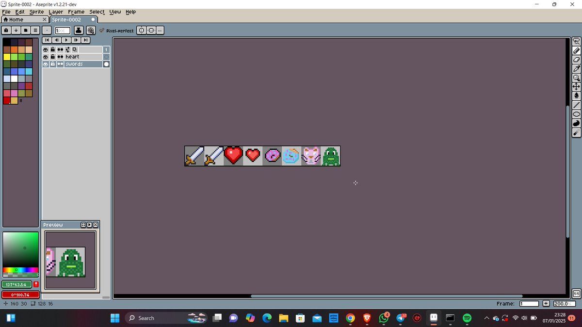 Danthevillain (@danthevillian) on Twitter photo day six of learning pixel art so i'll be able to create a <a href="/spikynads/">Spiky Nads 🟪</a>
atp i think im getting the hang of it to an extent
i tried freestyling, kindly comment what you see day six of learning pixel art so i'll be able to create a <a href="/spikynads/">Spiky Nads 🟪</a>
atp i think im getting the hang of it to an extent
i tried freestyling, kindly comment what you see