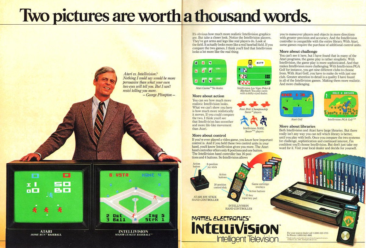 landofthe80s's tweet image. On this date in 1980 the Intellivision game system was released in the U.S. #80s #80svideogames