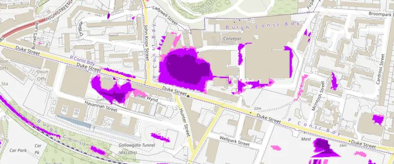 LinesDashed's tweet photo. @RMeepmeep @GlasgowCC Yes, according to SEPA - on Duke St dip near Drygate flats… https://t.co/4wpUh6rqL2