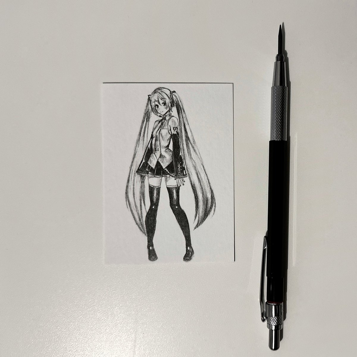 LIL BABY MIKU 2.5”x3.5” #artmoots