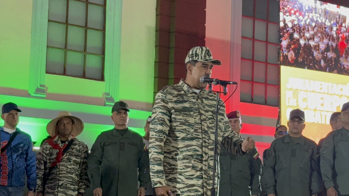 #ÚltimoMinuto| presiente Nicolás Maduro: hoy hemos capturado 7 mercenarios, dos de ellos estadounidense de altísima importancia.