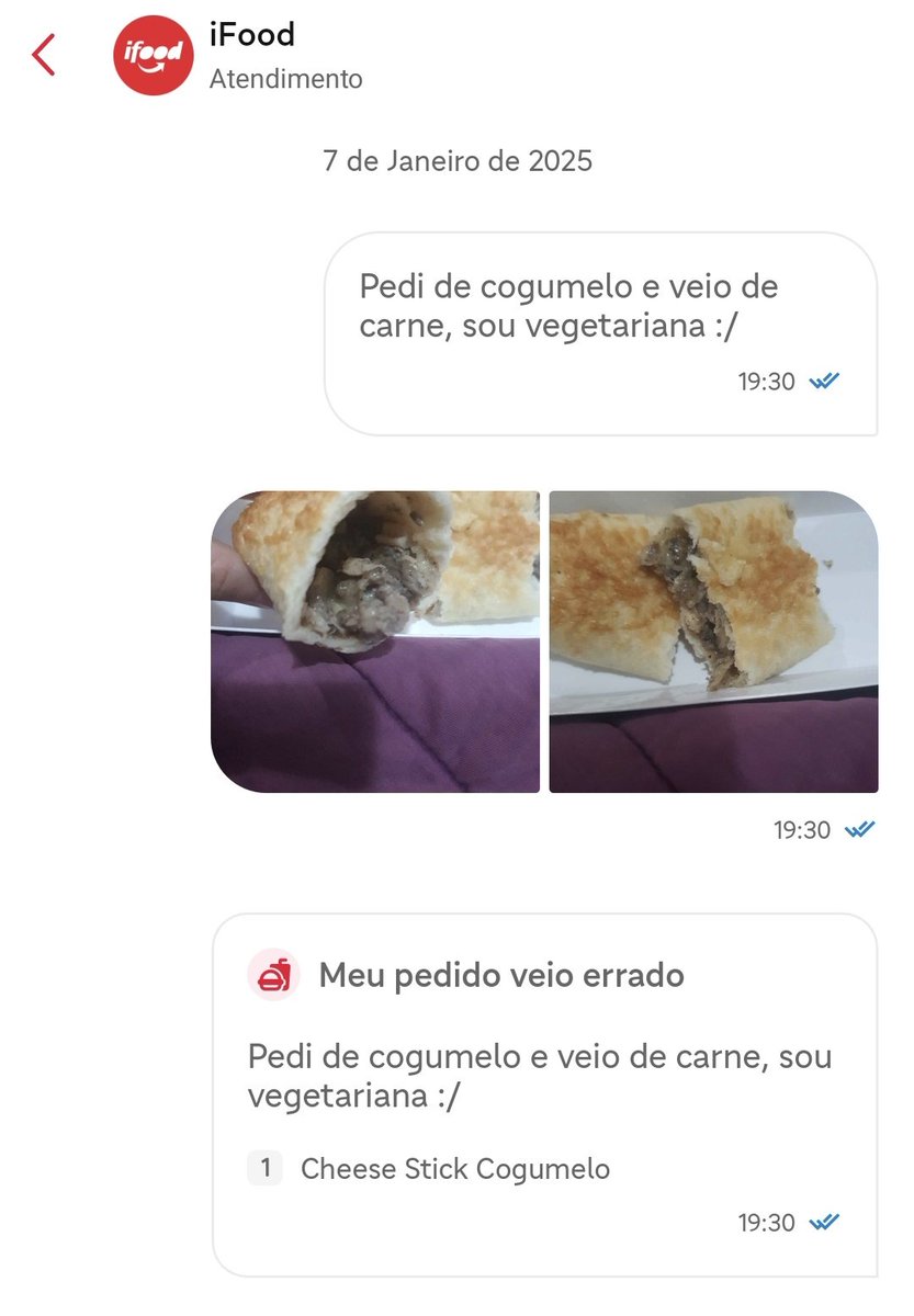 Pretty_Psych0's tweet photo. Vai se ferrar @iFood, que atendimento lixo https://t.co/nsl74TLC0G