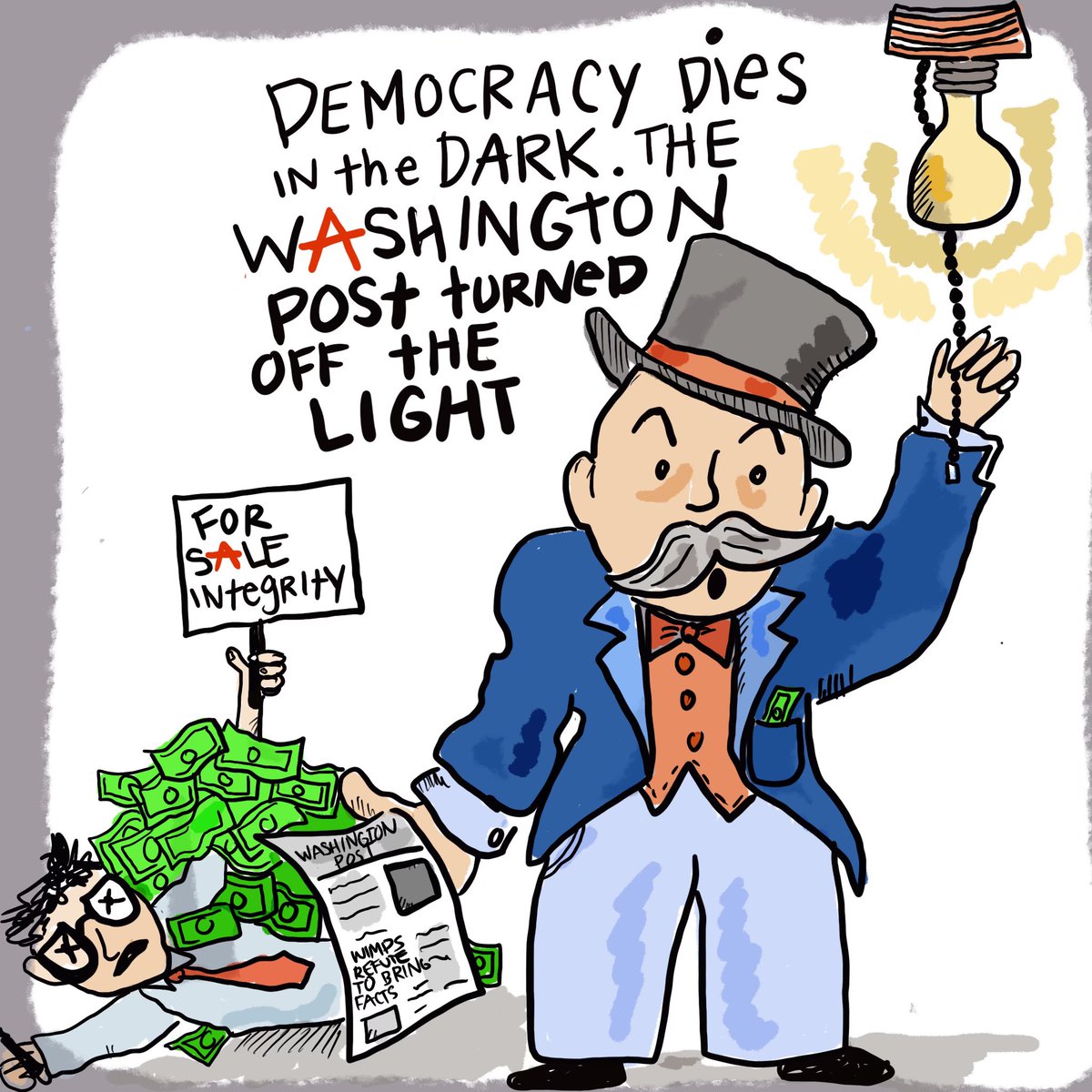 DuckPandemic's tweet photo. How Much Power is too much power #Bezos #Standwithann #Democracy not #Oligarchy https://t.co/wvK56UzwCo