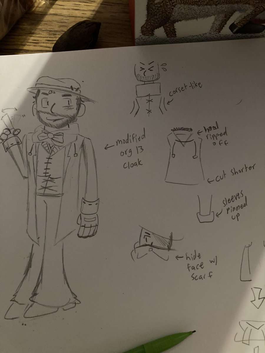 ScribbleBarking's tweet photo. This was hard 😭 really couldn’t think of how to translate the trench coat into something so I just kinda did an ass pull fjdjd
#Servais #ServaisLeRoy #IDV #IdentityV https://t.co/YQ8YYdF696