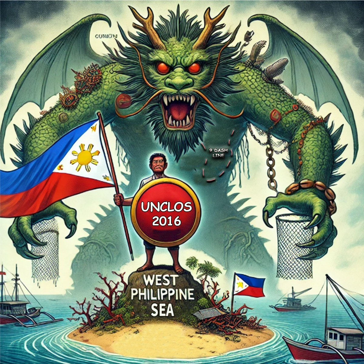 ALT_wps's tweet photo. China's aggression in the WPS violates international law. The Philippines, backed by UNCLOS &amp; the 2016 ruling, defends its sovereignty and resources. It's time to uphold a rules-based order and expose Beijing’s provocations.
READ FULL ARTICLE: https://t.co/fxkLQDYOVG https://t.co/j0MklYGSCt
