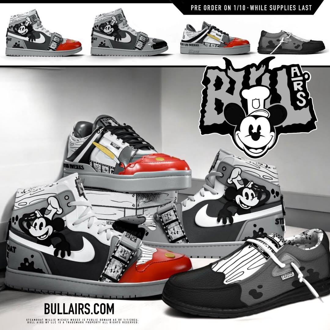 Dropping 1/10, go to Bullairs webstore and use code "dislist10" for a 10% discount. Shoes available individually or in a bundle. New shirts are also available! Do NOT miss the shoes that top our list!

#disney #sneakerhead
