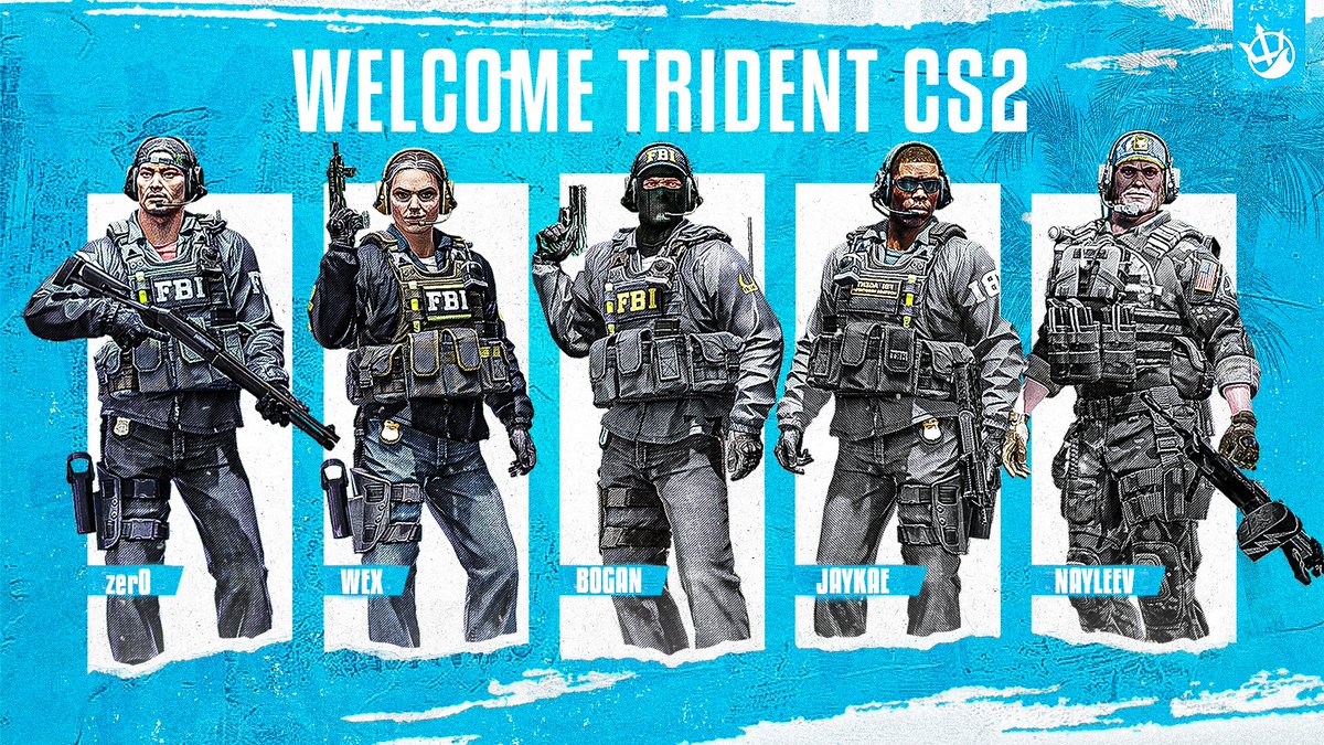 TridentEsports's tweet photo. Say hello to our newest roster for CS2 👀

#MakingWaves 🌊
#RaiseYourTrident 🔱 https://t.co/iH4UqGD352