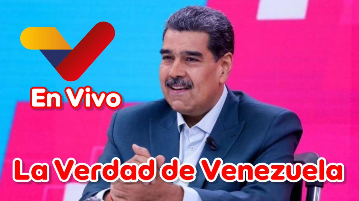 Vea La Verdad de Venezuela con la emisión en vivo de <a href="/VTVcanal8/">VTV CANAL 8</a> 

youtube.com/live/KzfJ-RykX…