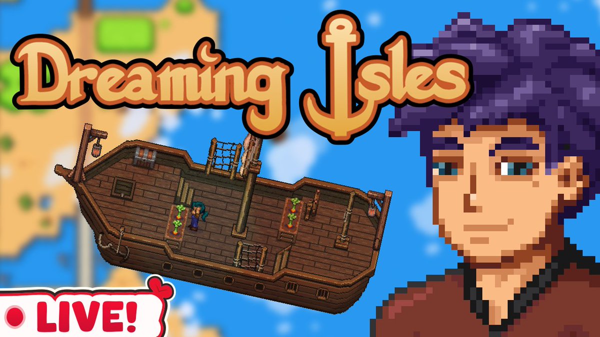 The first new game I'll be playing 2025 is Dreaming Isles, from <a href="/yawningdad/">Yawning Dad</a>! It comes out on the 13th, but I'll take a look at it live from 6 PM ET today.
Join me: youtube.com/live/SAMGxpSjR…