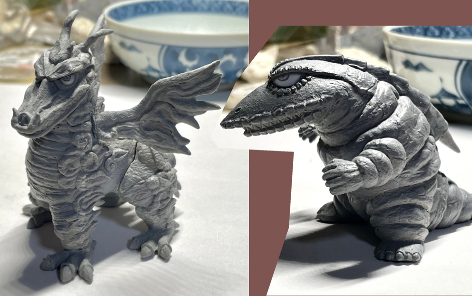 【告知】1月11～13日 
怪獣ワールドフェスティバル in吉祥寺
★デフォルメ怪獣展★  

イマージュ&うらまっくによる 
ウルトラ怪獣、東宝怪獣の 
デフォルメ造形作品を一挙展示 

新作販売/RePOST MONSTERS 
●ドドンゴ&テレスドン 6.600円 
●ペギラ&ラゴン 5.500円
各約60mm/未塗装未組立 