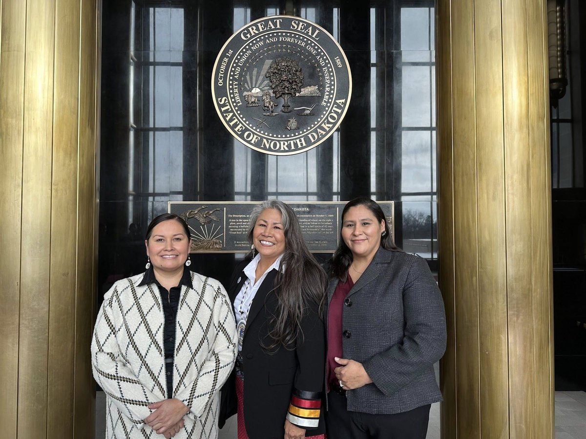 Chairwoman Alkire from Standing Rock shared the Tribal-State Relations Address, emphasizing collaboration &amp; mutual respect between tribal nations &amp; the state. This sets the tone for advancing meaningful partnerships &amp; addressing shared priorities in the 2025 legislative session.