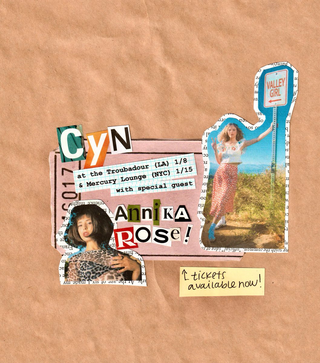 so… see you tomorrow night at the Troubadour 
doors @ 7, me @ 7:30

⭐️let’s party ⭐️

cynsings.com/tour/#/