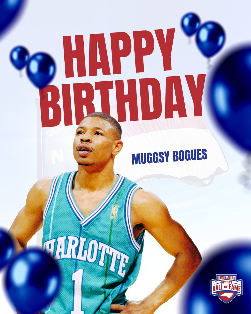 Happy Birthday to our Class of 2022 inductee, <a href="/MuggsyBogues/">Tyrone Muggsy Bogues</a>!