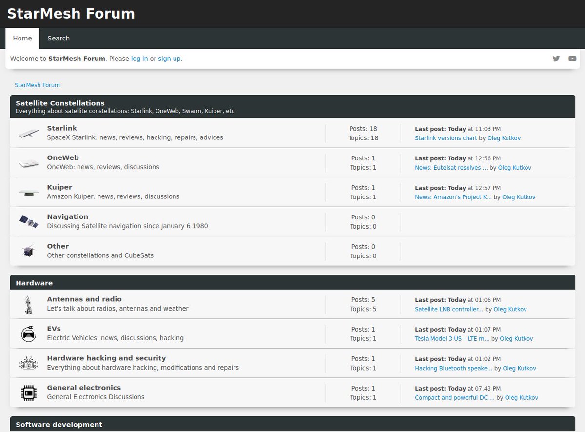I'm glad to announce that I launched a forum on my platform.
Please welcome the StarMesh forum.
This forum primarily reflects my blog, but it will contain (and already contain) a lot of information unsuitable for the blog format.

Join: olegkutkov.me/forum/index.php