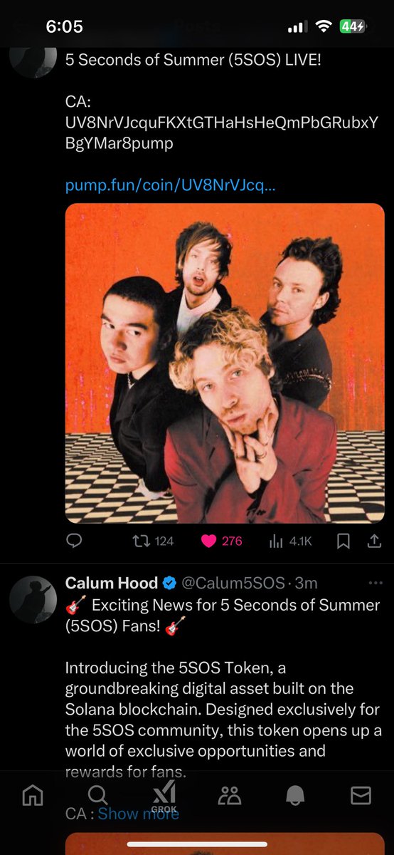 heartbrk_wthr's tweet photo. “i’m so happy calum is tweeting!” i exclaimed with excitement. little did i know… it would be a feature… a creature feature… featuring… the creature https://t.co/VHkB0wXbXV