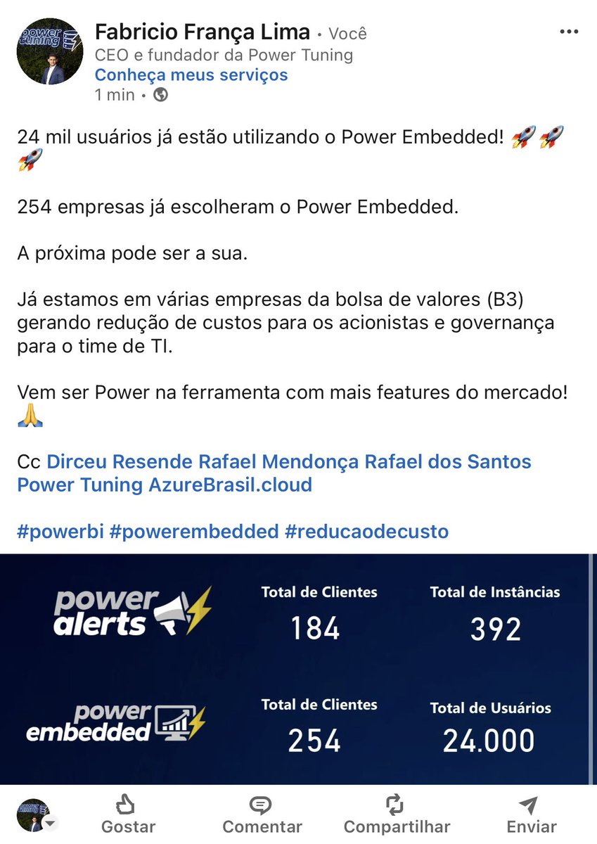 Fabriciodba's tweet image. #powerbi #powerembedded #ia #AI