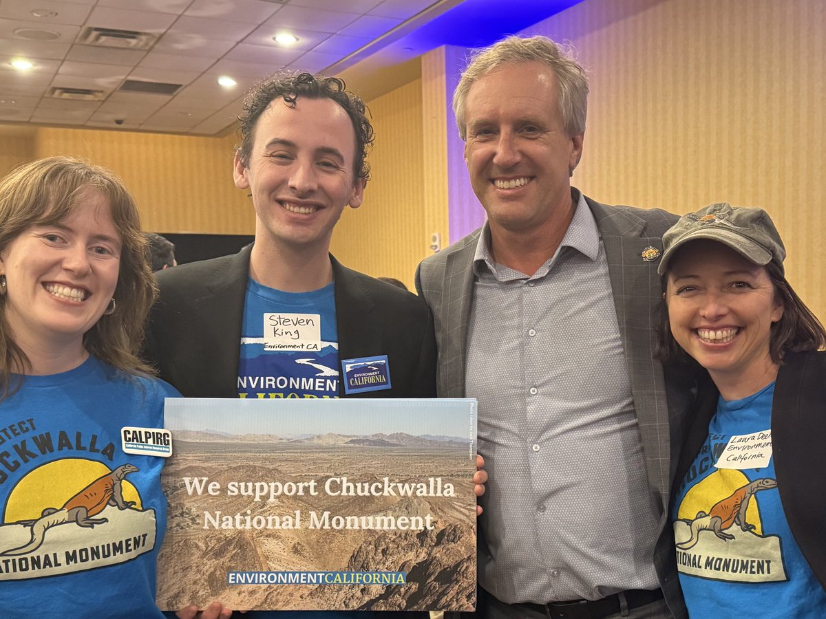 Laura Deehan (@lauracdeehan) on Twitter photo Thank you <a href="/ChairHochschild/">David Hochschild</a> for supporting #ProtectChuckwalla and #ProtectSattitla while working hard for our #CleanEnergy goals! <a href="/EnvCalifornia/">Environment California</a> Thank you <a href="/ChairHochschild/">David Hochschild</a> for supporting #ProtectChuckwalla and #ProtectSattitla while working hard for our #CleanEnergy goals! <a href="/EnvCalifornia/">Environment California</a>