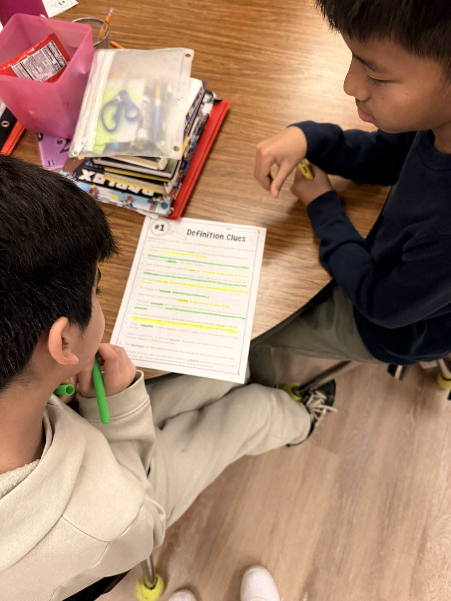 Today my students used the <a href="/KaganOnline/">Kagan Publishing & Professional Development</a> strategy “Rally Coach” to review context clues! There was so much good learning and coaching going on! #risdbetheone