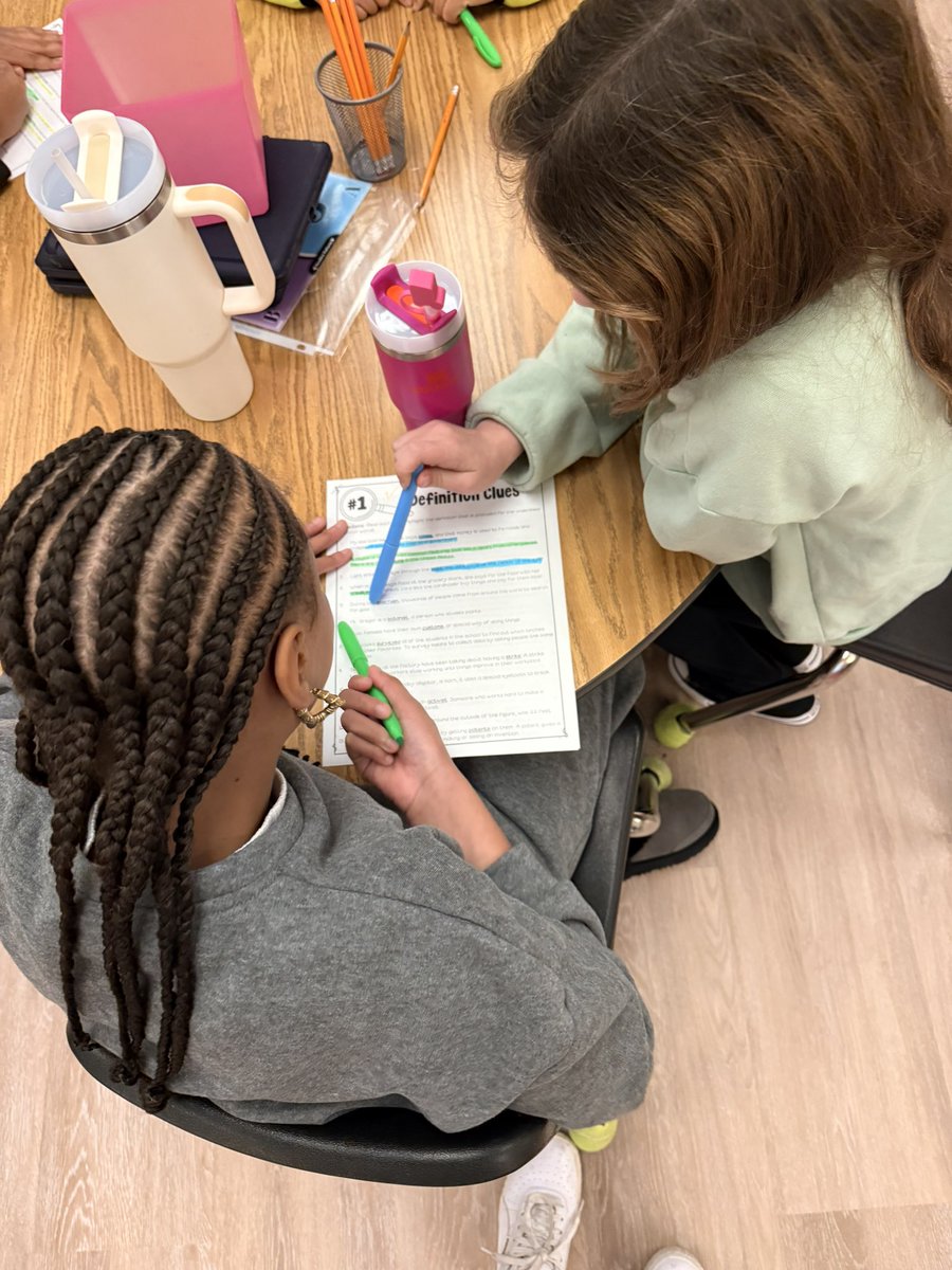 MrsParker4th's tweet photo. Today my students used the @KaganOnline strategy “Rally Coach” to review context clues! There was so much good learning and coaching going on! #risdbetheone https://t.co/O6b6dnw8dp