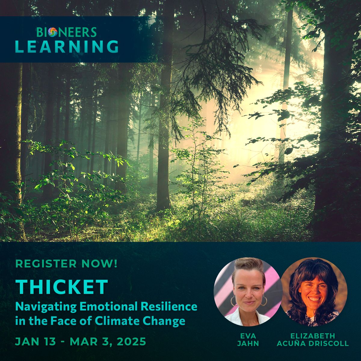 🌍 Burnt out by climate work? Build the resilience you need to sustain your efforts.
Join THICKET, an 8-week live course offering practical tools, nature-based practices, &amp; community support. 💚

📅 Starts Jan 13 | Limited spots

Don't wait! Register now: buff.ly/3V9twWw
