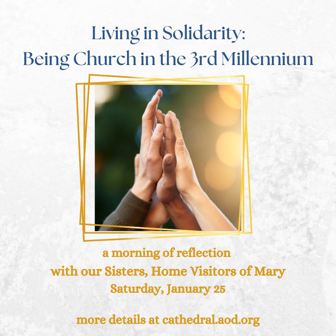 Catholic discussion on solidarity in 2025. Sat Jan 25, 10am. Location: Cathedral of the Most Blessed Sacrament in Detroit. All are welcome.