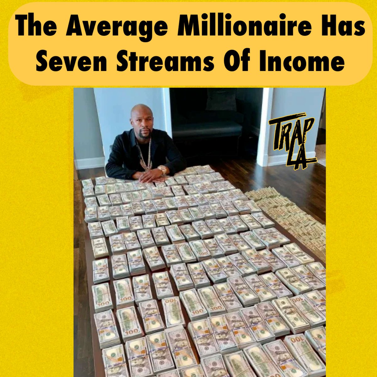 trapxLA's tweet image. Popular financial wisdom suggests that the average millionaire has seven streams of income, from salaries to investments and rental properties.

(📸: @floydmayweather) ✍🏽: #TLAStaffPB

#FinancialWisdom #StreamsOfIncome #MillionaireMindset