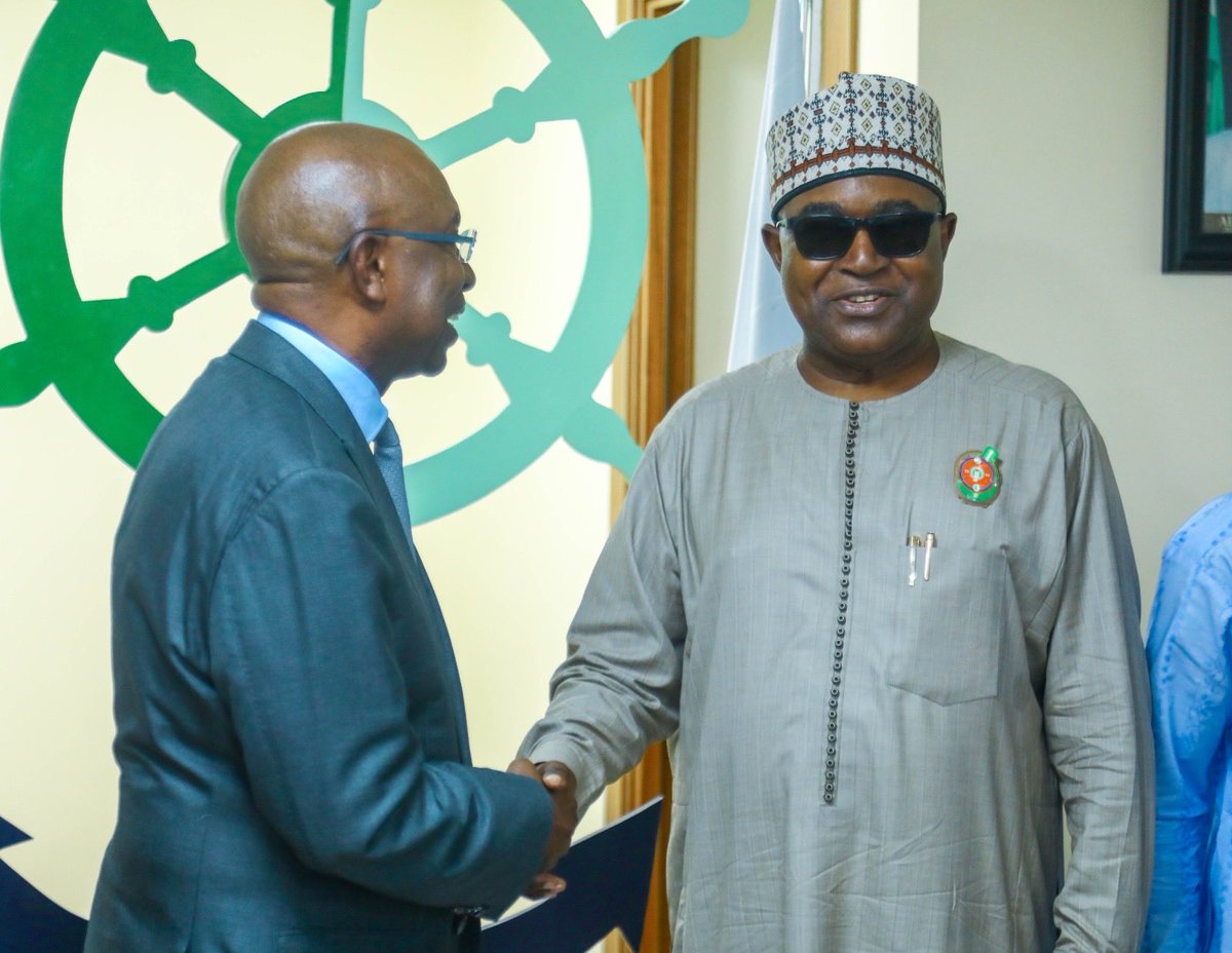 Earlier today , I welcomed the NDLEA team, led by the Executive Chairman ,Gen. Buba Marwa, whose exemplary leadership has brought significant progress in the fight against illicit drugs. NIMASA is firmly committed to partnering with the NDLEA to tackle the menace of drug