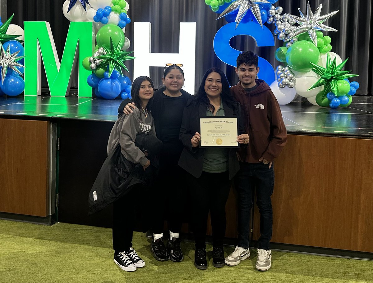 Very proud of you <a href="/ahall06_MHS/">April Hall</a> #STEMgirlie