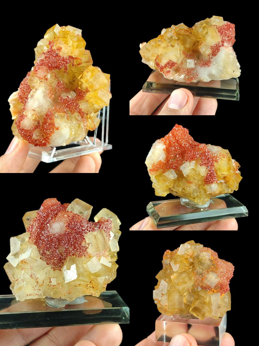 💎 Yellow Fluorite &amp; Red Quartz | Sidi Said, Morocco 🏜️
Add this rare gem to your collection! ✨
📉 15% off + 🚚 Free Shipping 🌍

🔗 Shop now: [cristalprince.etsy.com]
#Fluorite #Quartz #MoroccanMinerals #Crystals #Etsy #CristalPrinceMinerals