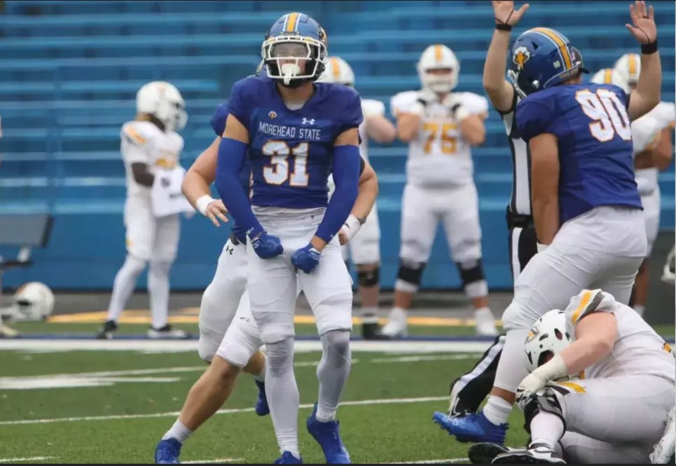 Jojo Flood(All-American DB) (@jojoflood12) on Twitter photo After a great conversation w/<a href="/CoachTreadAWay/">Laurence Treadaway</a> I’m am grateful to say I have earned a D1 offer from Morehead State University #AGTG
#Csmisdbu
#ogisdbu
<a href="/Ogthetruth/">Coach OG</a> <a href="/coachTcsm/">Tim Tulloch Sr.</a> <a href="/Coach_Sekona/">Coach Sekona</a> <a href="/hardee9596/">CoachJHardee9596</a> <a href="/CoachBooth_CSM/">Coach Booth</a> <a href="/CoachDblR/">Ryan Roberts</a> <a href="/CoachJackson24/">Nate Jackson</a> <a href="/coachsaunders85/">Chris Saunders</a> <a href="/JUCOFFrenzy/">JUCO Football Frenzy</a> After a great conversation w/<a href="/CoachTreadAWay/">Laurence Treadaway</a> I’m am grateful to say I have earned a D1 offer from Morehead State University #AGTG
#Csmisdbu
#ogisdbu
<a href="/Ogthetruth/">Coach OG</a> <a href="/coachTcsm/">Tim Tulloch Sr.</a> <a href="/Coach_Sekona/">Coach Sekona</a> <a href="/hardee9596/">CoachJHardee9596</a> <a href="/CoachBooth_CSM/">Coach Booth</a> <a href="/CoachDblR/">Ryan Roberts</a> <a href="/CoachJackson24/">Nate Jackson</a> <a href="/coachsaunders85/">Chris Saunders</a> <a href="/JUCOFFrenzy/">JUCO Football Frenzy</a>