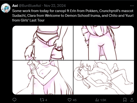 zelockgaming's tweet photo. @BunBlueAoi @dourememberthe @StampsSuper @Satans_RightNut it's not hypocrisy, lolicon is typically child or child-like characters being sexualized, chibi art isn't https://t.co/imUupYc3LT
