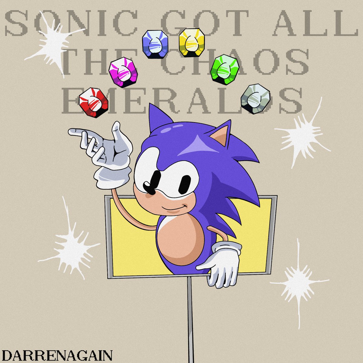 darrenagain's tweet photo. sonic 1 complete

gonna try to do a project where i do a drawing for each game i beat in 2025, and i started the vear with the classics! tried to emulate the original style of sonic 1 ^^ https://t.co/bOguW1JKDc
