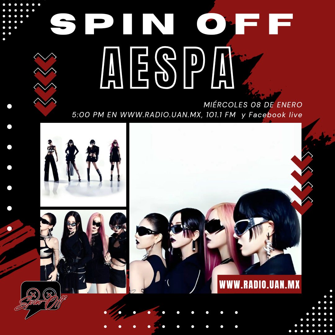 _SpinOffpodcast's tweet photo. ¡En SPIN OFF regresamos al aire!
5 PM hr pacífico MX - 6 PM hr centro MX
Enero 08 | Facebook Live: Radio UAN | https://t.co/9UMdquzWs4 | 101.1 FM https://t.co/Fnkvss9Vdt