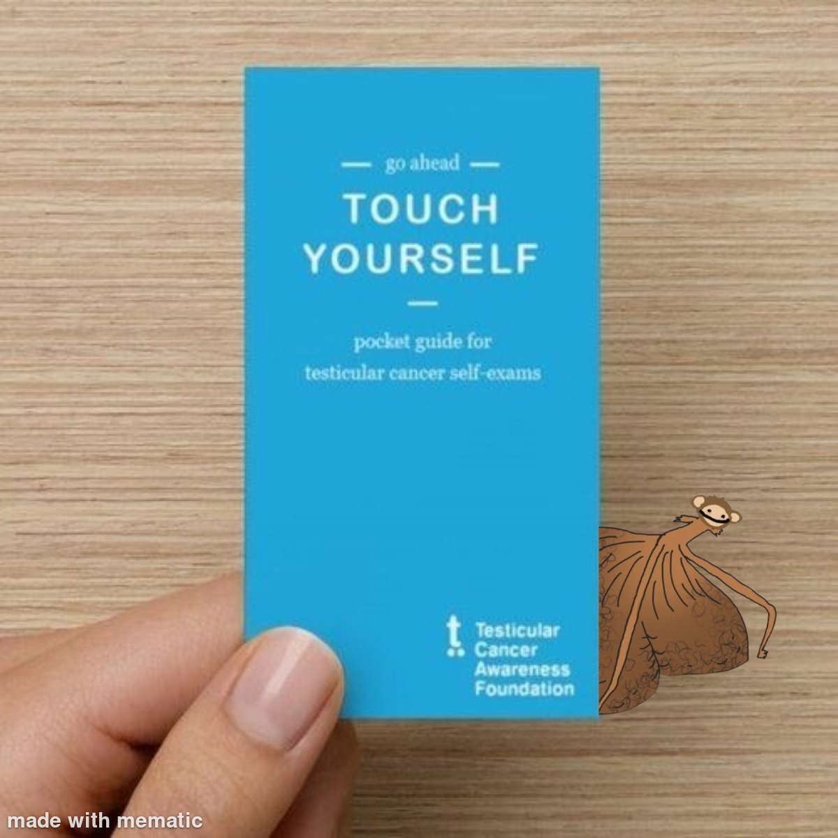 twirtle2's tweet image. $BALLSACK promoting men's health 

#touchyourself