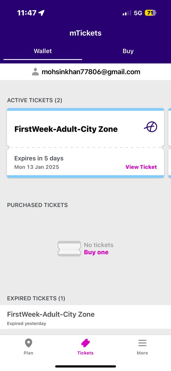 MohsinK75234447's tweet photo. @FirstinGlasgow Hey there I bought a monthly subscription today but its not showing on my ticket option whats the problem my email is Mohsinkhan77806@gmail.com and I bought tripped multi operator ticket I attached two screenshots as well https://t.co/Slilutg9eI