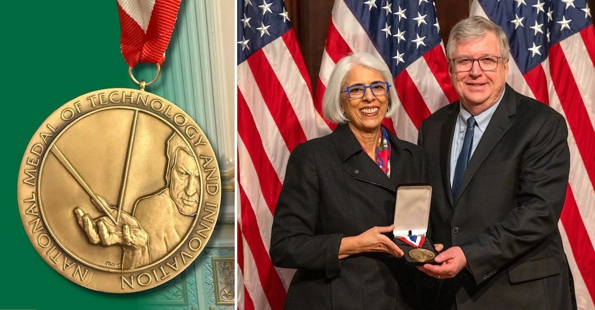 Dartmouth Engineering (@thayerschool) on Twitter photo The <a href="/WhiteHouse/">The White House</a> awarded @Dartmouth Engineering's <a href="/EricRFossum/">Eric R. Fossum</a> with the National Medal of Technology & Innovation, the nation’s highest honor in science & technology. His pioneering work in digital imaging sensors powers the modern smartphone cameras today. bit.ly/3Pr0wWV The <a href="/WhiteHouse/">The White House</a> awarded @Dartmouth Engineering's <a href="/EricRFossum/">Eric R. Fossum</a> with the National Medal of Technology & Innovation, the nation’s highest honor in science & technology. His pioneering work in digital imaging sensors powers the modern smartphone cameras today. bit.ly/3Pr0wWV