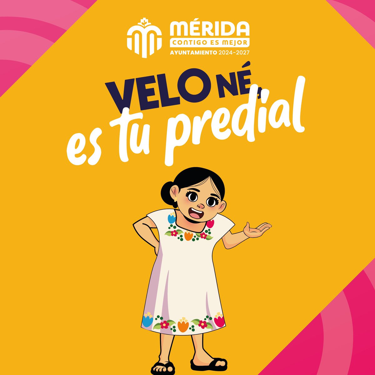 CeciliaPatronL's tweet photo. ✅ Más y mejores calles, mejor espacio público en parques para todas las familias y más apoyos a quien más lo necesita. 
¡Velo né, es tu predial! Aprovecha los descuentos que estos meses tenemos para ti. 🙌🏻 #MéridaContigoEsMejor @AyuntaMerida https://t.co/xv6DQyZh5c