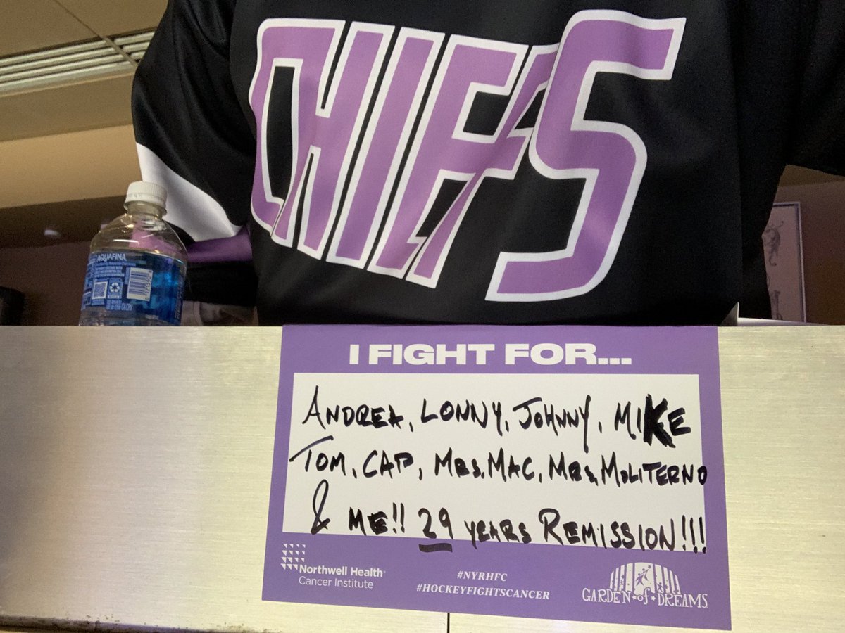 ScottyHockey's tweet image. #HockeyFightsCancer #HFC #FuckCancer @NYRangers @Hanson_Brothers
