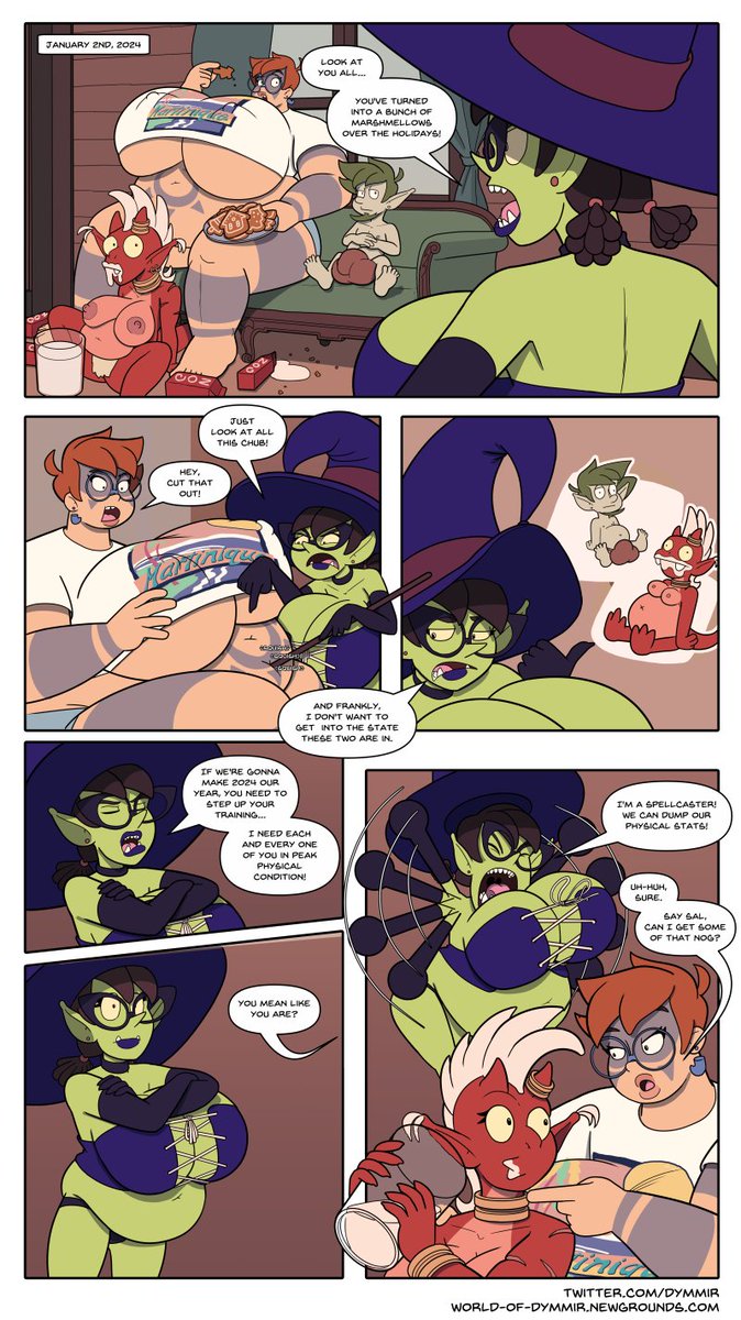 It's time for your weekly repost! Today: A short comic from last year about the gang going soft over the holidays