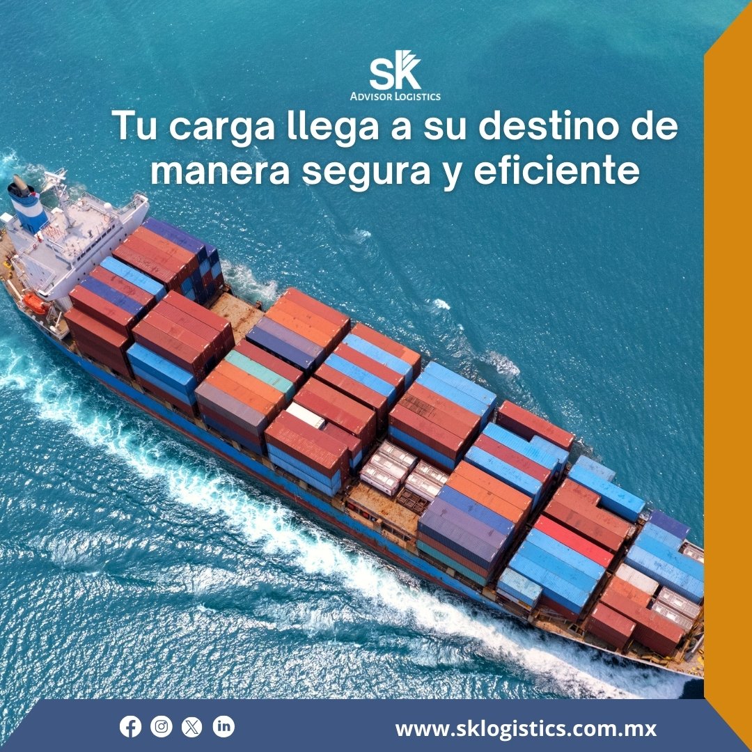 ¡Haz que tu carga llegue sin preocupaciones!🌎🚛

Con nosotros, tu carga llega a su destino de manera segura y eficiente, garantizando rapidez y confianza en cada paso. 📦

📲 ¡Contáctanos!
sklogistics.com.mx

#Logística #Importaciones#ComercioInternacional #transporte